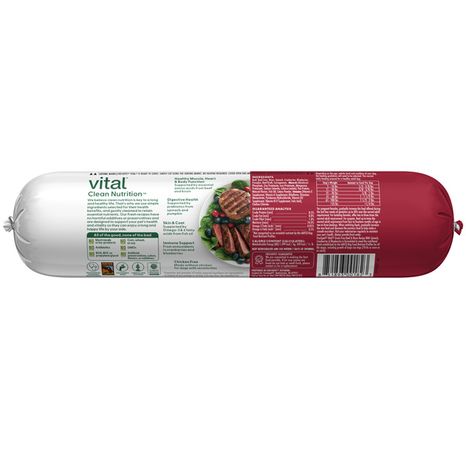 Freshpet Vital, Fresh Dog Food, Grain Free Beef & Bison Recipe Roll