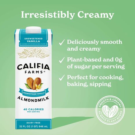 Califia Farms Unsweetened Vanilla Almond Milk