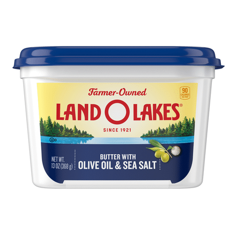 Land O Lakes Butter with Olive Oil & Sea Salt, Spreadable