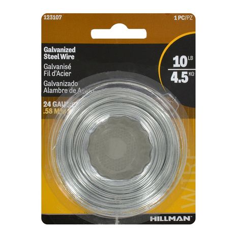 Hillman 250' 24-Gauge Galvanized Steel General-Purpose Wire