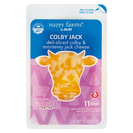 Happy Farms Deli-sliced Colby & Monterey Jack Cheese