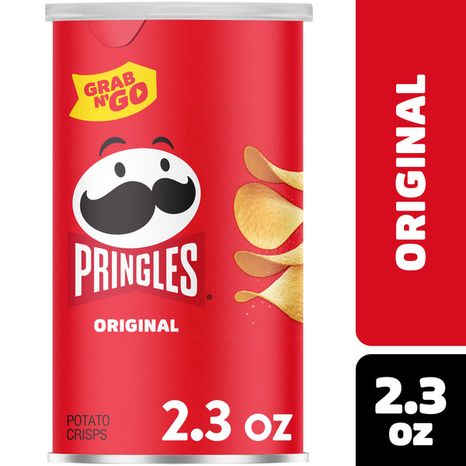 Pringles Original Potato Crisps Chips, Lunch Snacks, Grab and Go