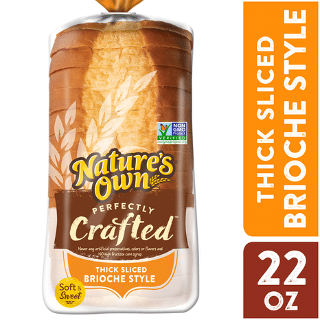 Nature's Own Perfectly Crafted Thick Sliced Brioche Style Bread