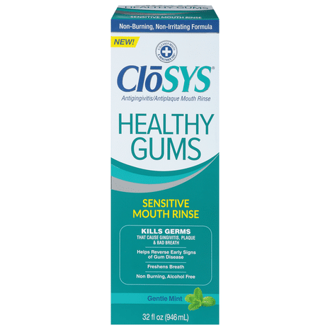 Closys Mouth Rinse, Gentle Mint, Sensitive