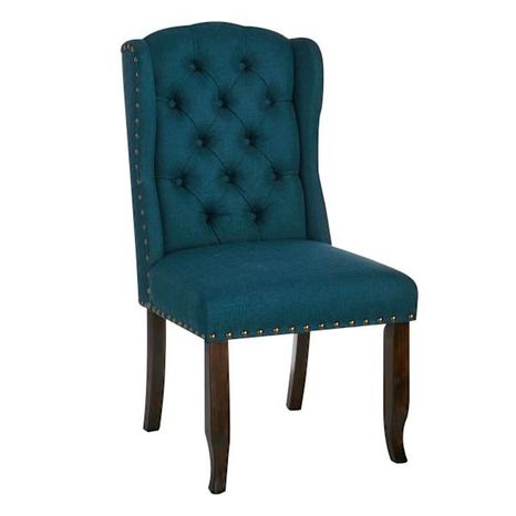 Providence Aahmad Winged Dining Chair - Azure