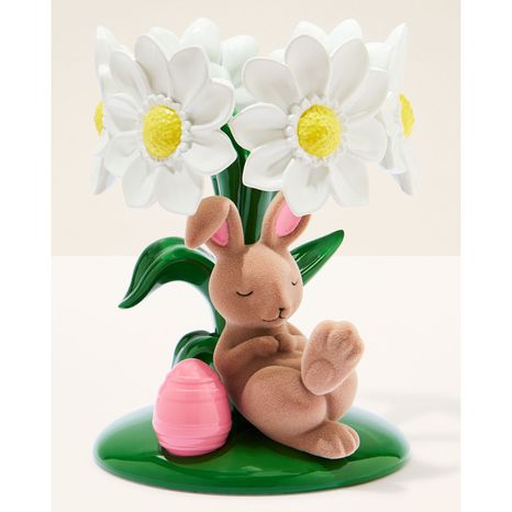 Bath & Body Works Bunny Bouquet Pedestal 3-Wick Candle Holder
