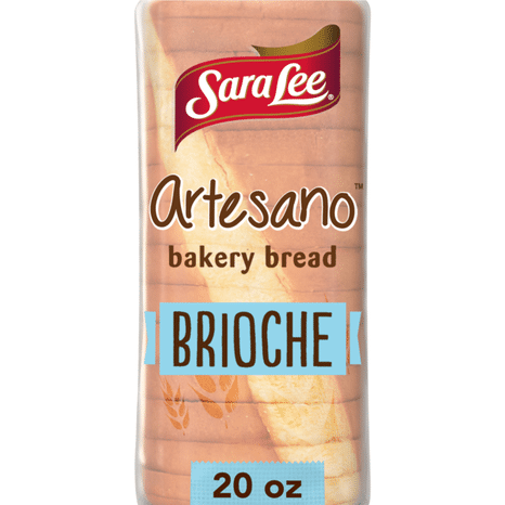 Sara Lee Artesano, Brioche, Bakery Bread, Brioche Bread, 20 oz
