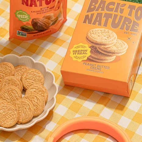 Back to Nature Peanut Butter Creme Sandwich Cookies