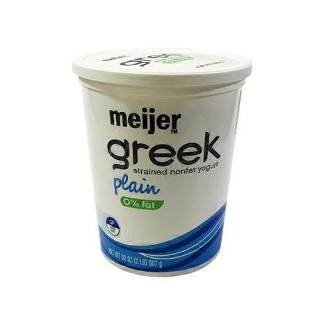 Meijer Plain Greek Strained Nonfat Yogurt