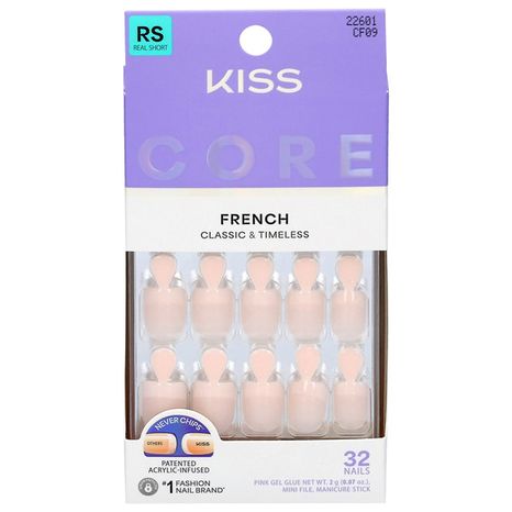 KISS Your Moment French Real Short Nails