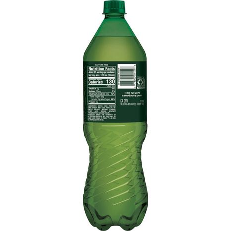 Canada Dry Ginger Ale Soda, 1.25 L bottle