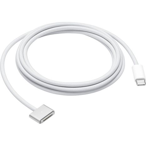 Apple USB-C to MagSafe 3 Charging Cable for MacBook Pro - White - 6.6'