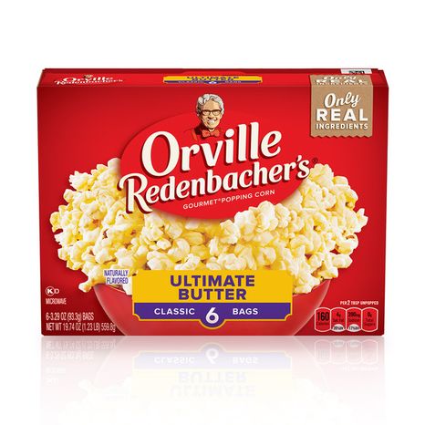 Orville Redenbacher Ultimate Butter Popcorn, Microwave Popcorn