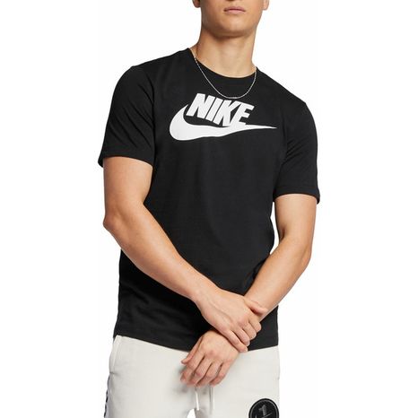 Nike Men's Sportswear Icon Futura Graphic Tee - Black & White