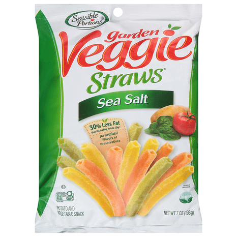 Sensible Portions Garden Veggie Straws Sea Salt