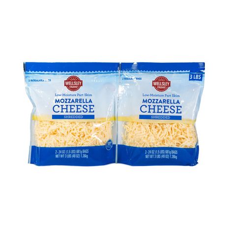 Wellsley Farms Mozzarella Shreds 2/24 Ounce