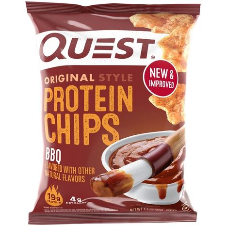 Quest Protein Chips, BBQ Flavored, Original Style