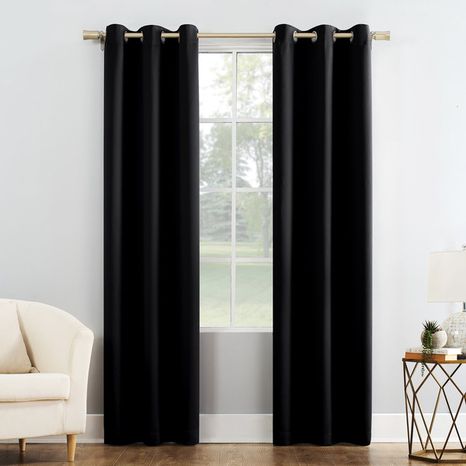 Mainstays Blackout Energy Efficient Grommet Single Curtain Panel