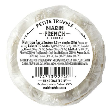 Marin French Cheese Co. Petite Truffle Triple Crème Brie