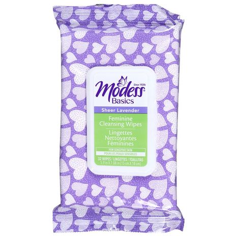 Modess Lavender Feminine Cleansing Wipes