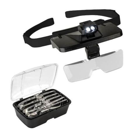 John Bead Head Mounted Magnifier With Lights