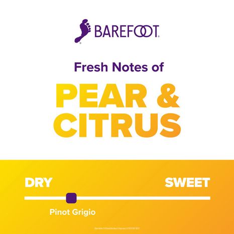 Barefoot Cellars Pinot Grigio White Wine