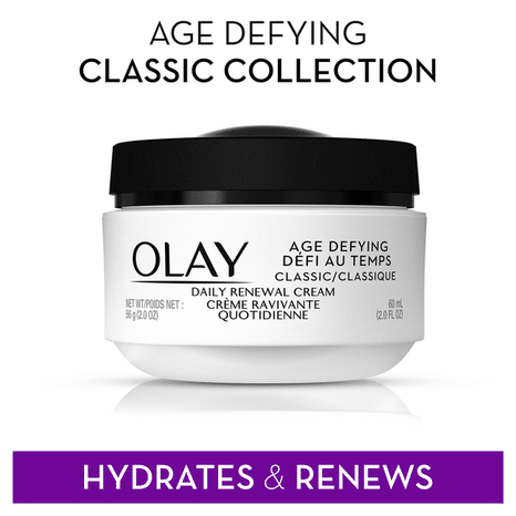 Olay Age Defying Classic Daily Renewal Cream, Face Moisturizer