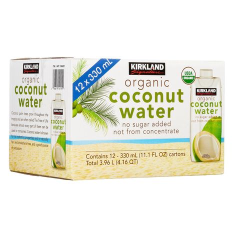 Kirkland Signature Organic No Sugar Coconut Water