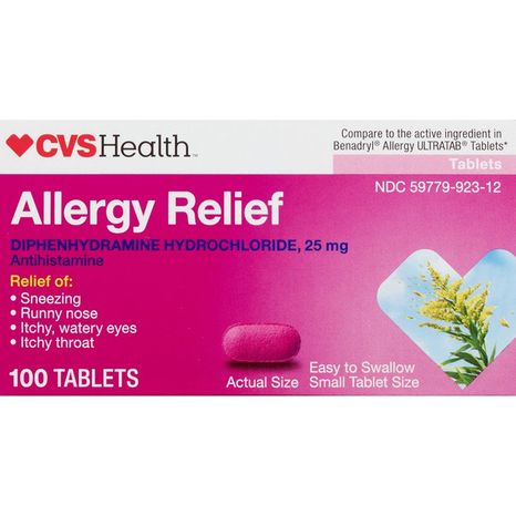 CVS Pharmacy Small Size Allergy Tablets Value Size