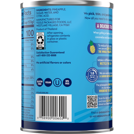 Dole Pineapple, Crushed