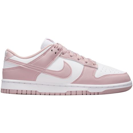 Nike Women's Dunk Low Shoes, Size 6.5, Medium/B Width - White/Particle Rose/White