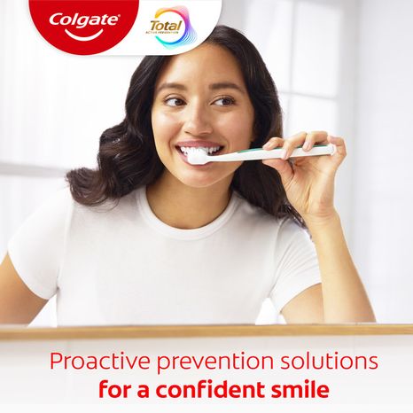 Colgate Total Active Prevention Whitening Toothpaste Double Pack In Mint