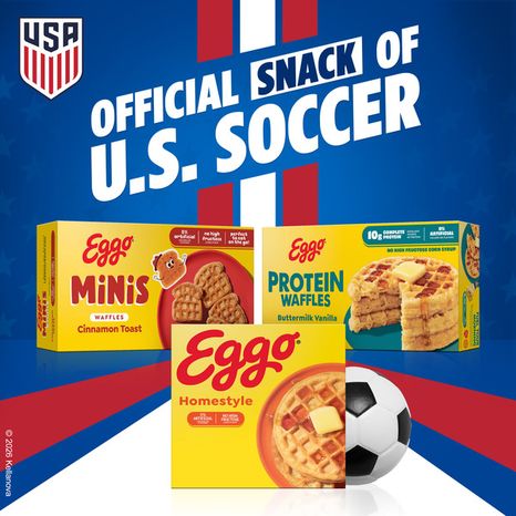 Kellogg's Eggo Homestyle Waffles, Breakfast Food, Family Pack