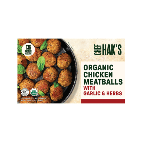 Chef Hak's Organic Chicken Meatballs