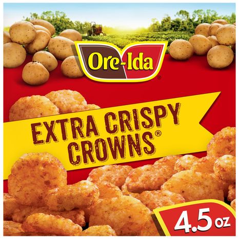 Ore-Ida Ready in 5 Extra Crispy Crowns Seasoned Shredded Microwavable Potatoes