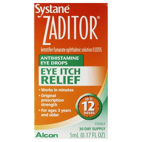 SYSTANE ZADITOR Antihistamine Eye Drops