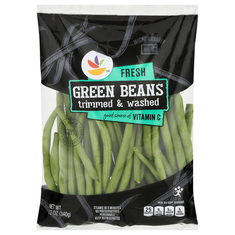 Store Brand Trimmed & Washed Fresh Green Beans