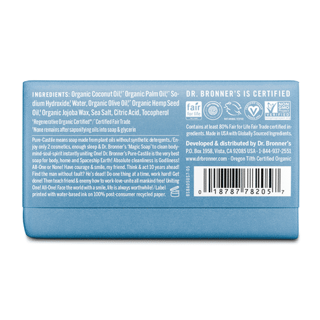 Dr. Bronner's Baby Unscented, Pure-Castile Bar Soap