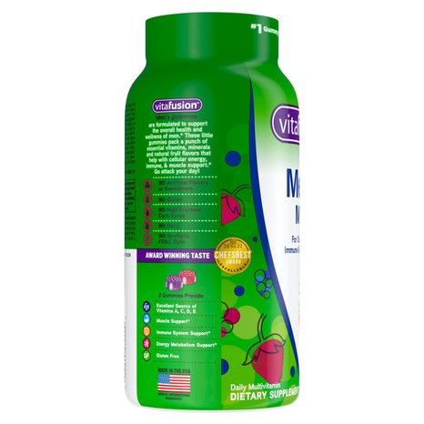 vitafusion Men’s Powerful Multi Complete Multivitamin Gummies Dietary Supplement