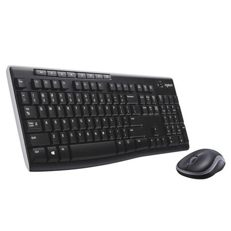 Logitech Keyboard and Mouse Combo, Wireless, Full-Size