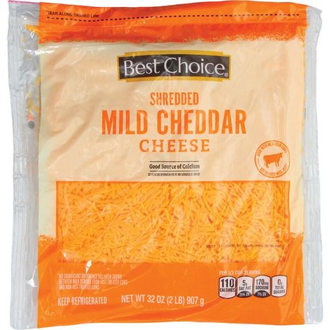 Best Choice MILD SHREDDED CHEDDAR CHEESE