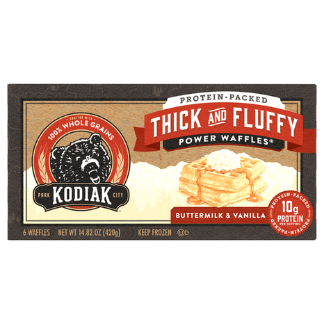 Kodiak Thick And Fluffy Buttermilk & Vanilla Waffles