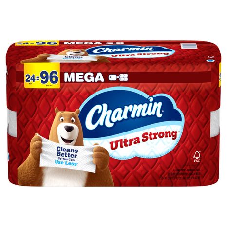 Charmin Ultra Strong Toilet Paper Mega Rolls