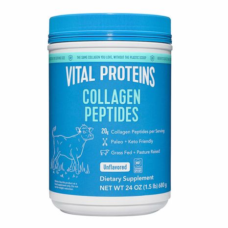 Vital Proteins Collagen Peptides 20g/serving Skin Hair Nail + Joint Support Dietary Supplement Liquid Unflavored