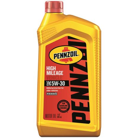 Pennzoil Motor Oil, High Mileage Vehicle, SAE 5W-30