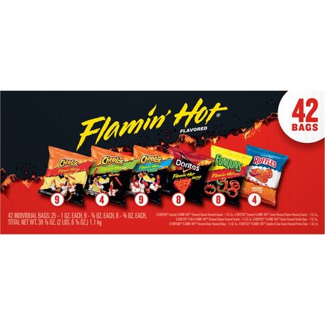 Frito Lay Snacks Flamin Hot Variety Pack