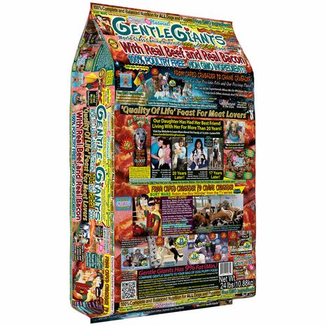 Gentle Giants Dog and Puppy Food, Real Beef & Real Bacon