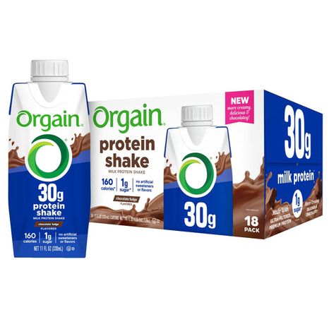 Orgain Protein Shake, Chocolate Fudge Flavored