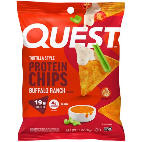 Quest Tortilla Style Buffalo Ranch Flavor Protein Chips