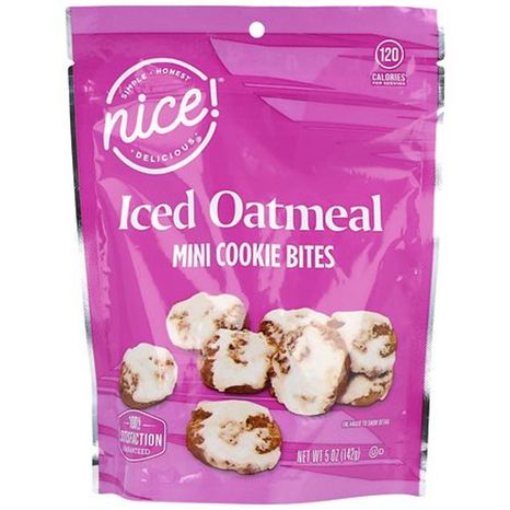 Nice! Iced Oatmeal Mini Cookie Bites